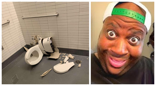 Just another toilet destroyed...